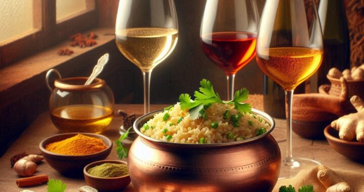 Khichadi & Wine