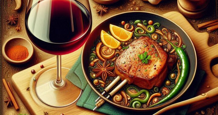 Pork Vindaloo & Wine