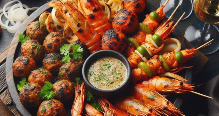 Tandoori Mixed Grill & Wine