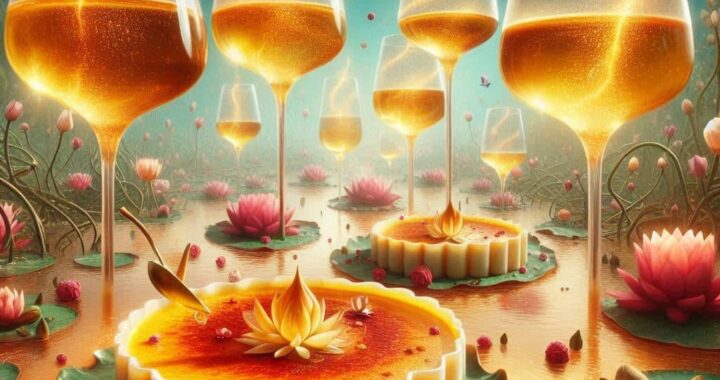 Indian-Style Crème Brûlée & Wine