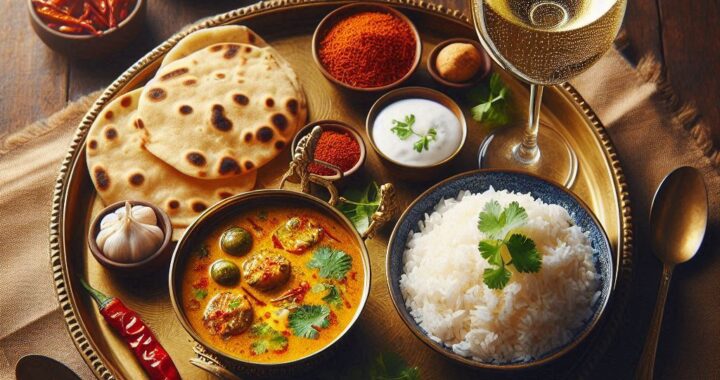 Rajasthani Kadhi & Wine