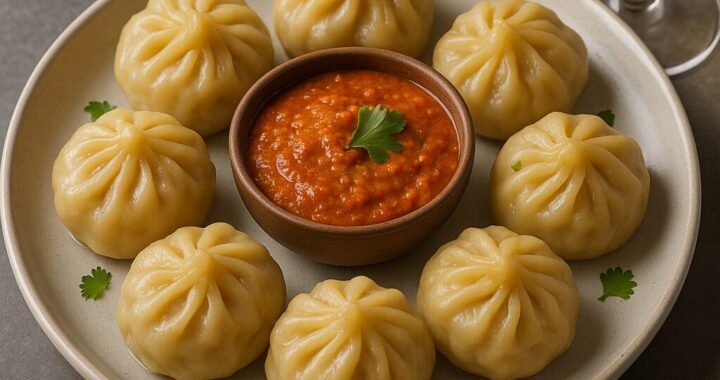 Chicken Momo & Wine