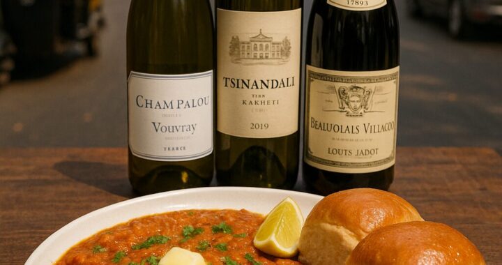 Pav Bhaji & Wine