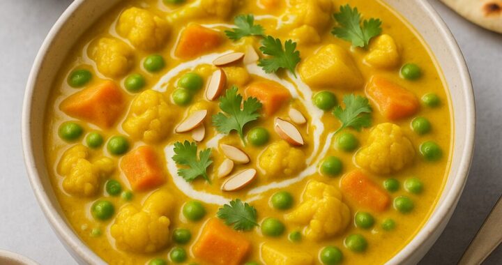 Vegetable Korma & Wine