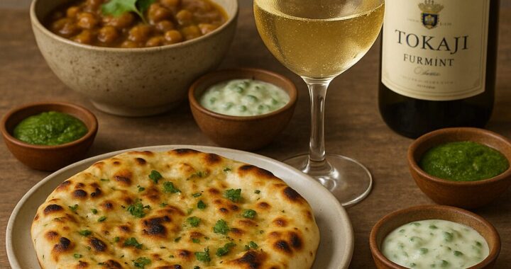 Kulcha and wine