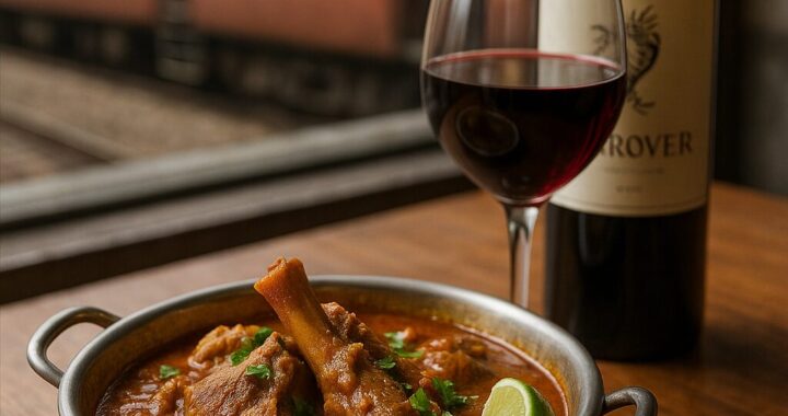 🚂 Railway Mutton Curry & Wine